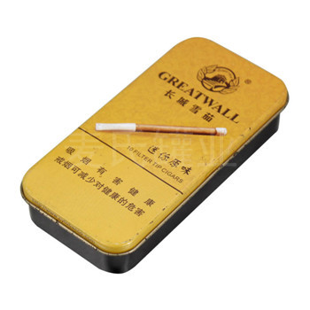長城雪茄包裝小鐵盒-鐵盒包裝,鐵盒生產