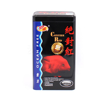紅血鸚鵡飼料馬口鐵盒包裝,錦鯉健壯育成魚糧鐵盒子
