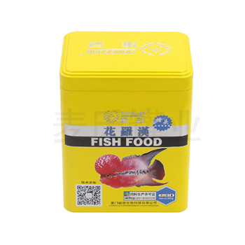 魚飼料鐵盒,寵物食品鐵盒包裝