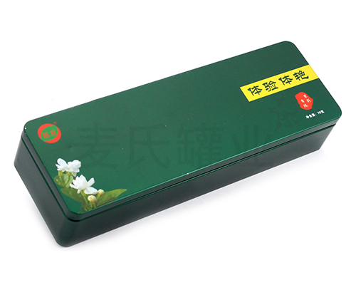 長方形茉莉青珠包裝鐵盒 長方形茉莉青珠包裝鐵盒