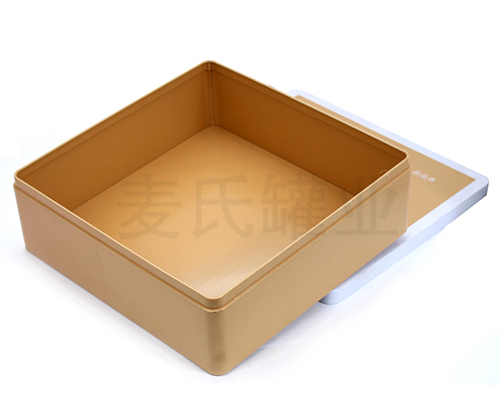 正方形白茶馬口鐵罐 正方形白茶馬口鐵罐