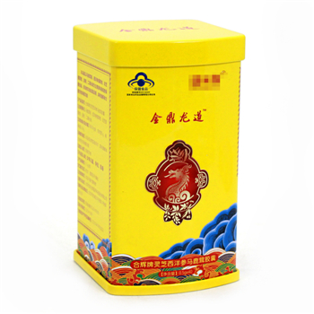 宿遷制盒廠定制靈芝膠囊鐵盒_西洋參膠囊保健食品鐵盒包裝