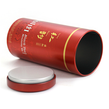 圓形紅茶鐵罐禮盒包裝_茶葉馬口鐵盒廠(chǎng)家定制