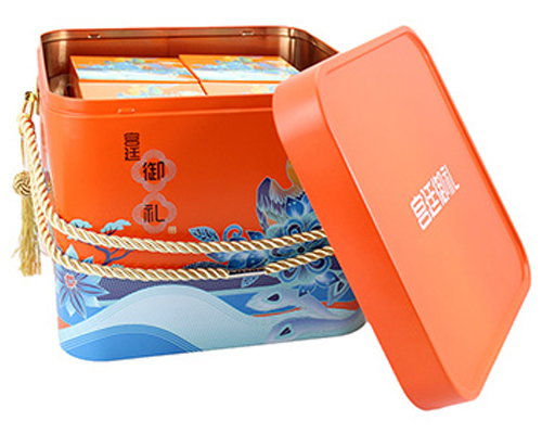 正方形月餅金屬定制鐵盒 正方形月餅金屬定制鐵盒