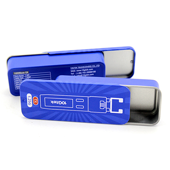 長(zhǎng)方形滑蓋開(kāi)窗推拉鐵盒定制_馬口鐵U盤(pán)鐵盒包裝廠家